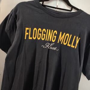 Flogging Molly Float Vintage Y2K Irish Punk Rock Band T-shirt Album Promo Medium